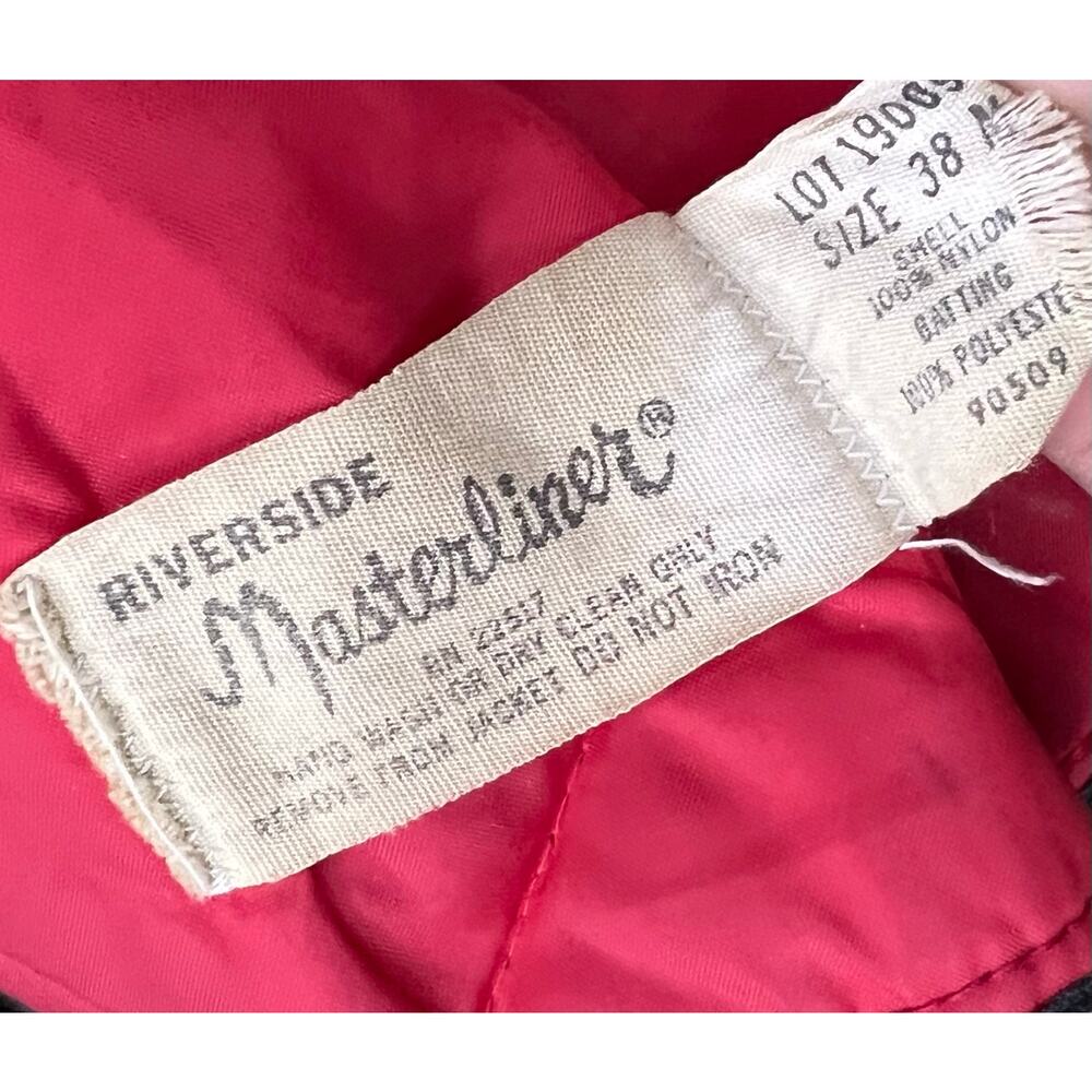 Vintage Coca-Cola Talon Workwear Jacket Lined Uniform USA Made Riverside Bomber - Picture 2 of 12